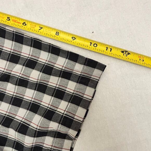 Carhartt Men’s Short Sleeve Button Down Shirt – Black White Plaid – Relaxed Fit - Picture 16 of 16